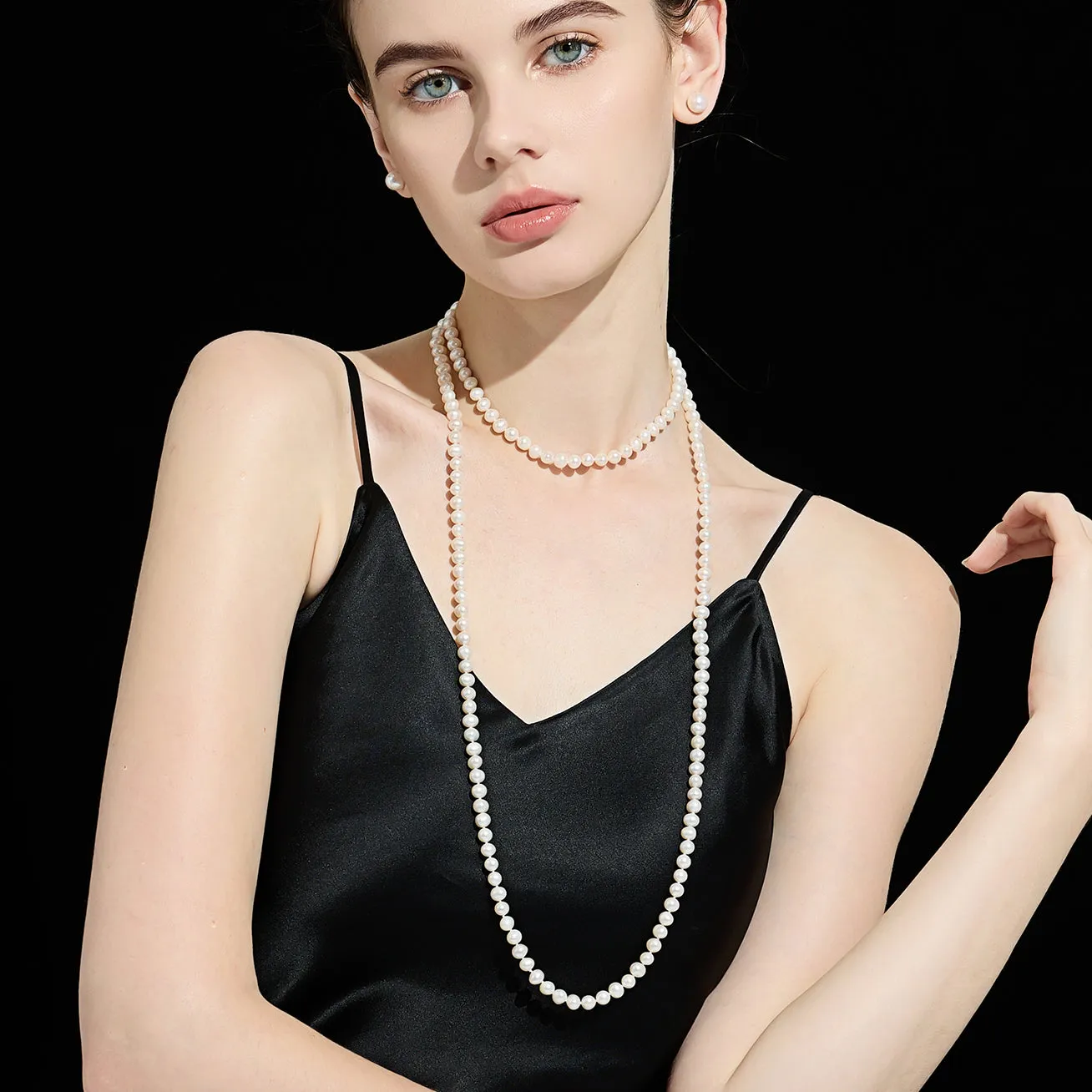 1.2 Meter Long Freshwater Pearl Necklace WN00610