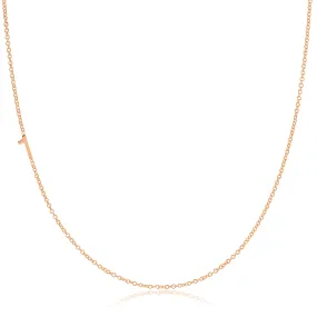 14K GOLD ASYMMETRICAL NUMBER NECKLACE - 1