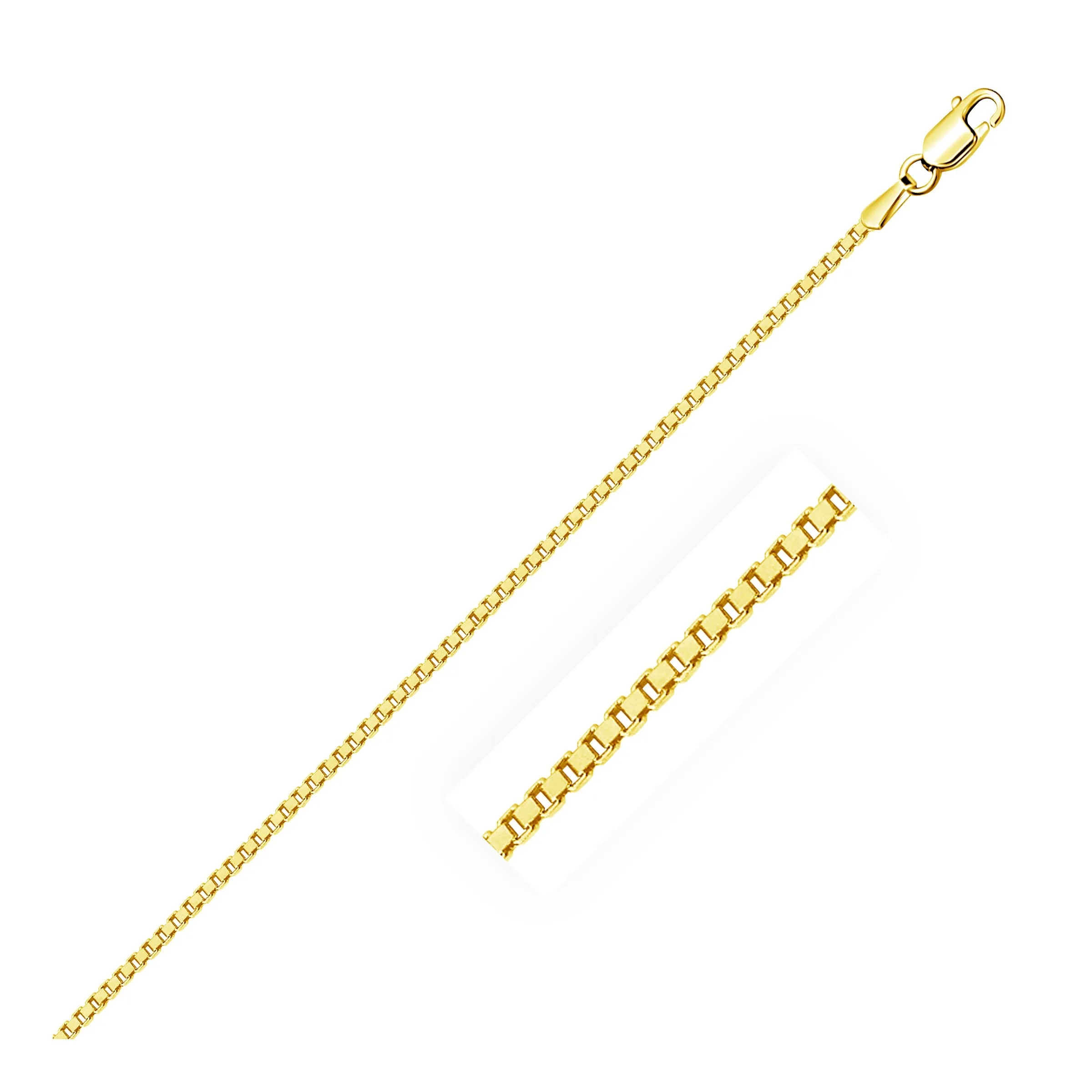 14k Yellow Gold Classic Box Chain 1.1mm-rx36347-20