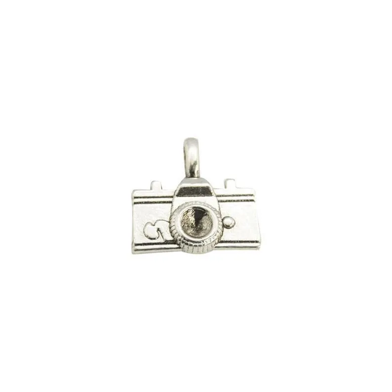 5 Pcs Tibetan Silver Camera Vintage Style Photography 22mm x 21mm 3D Charms Pendants