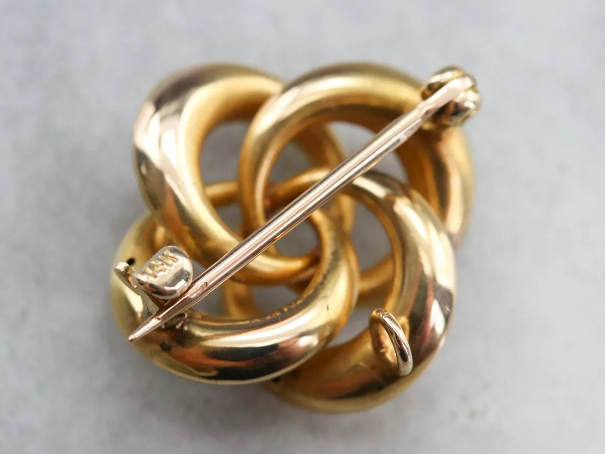 Antique Lover's Knot Pin or Pendant