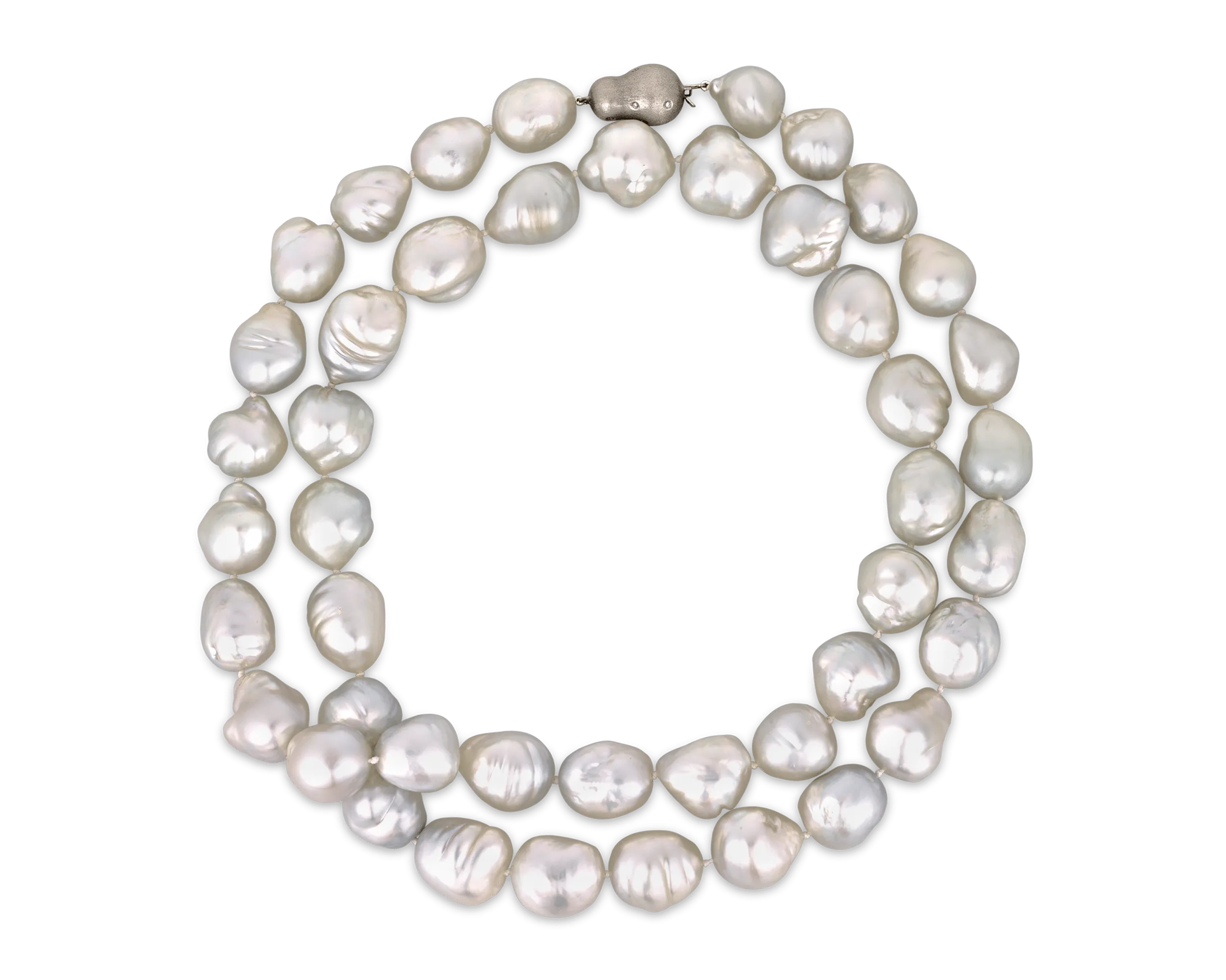 Baroque Pearl Opera Necklace