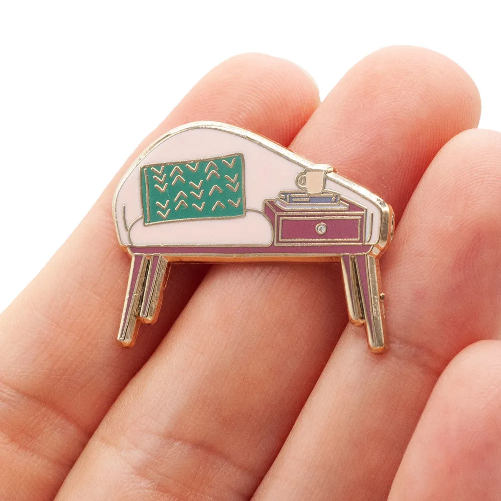 Bench Enamel Pin