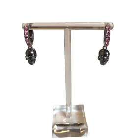 BLACK & PINK EARRINGS DANGLE/DROP by BETSEY JOHNSON