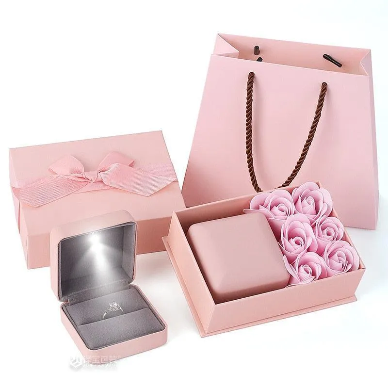 Chic Rose Blossom Jewelry Organizer: Stylish Storage for Rings, Earrings, and Necklaces