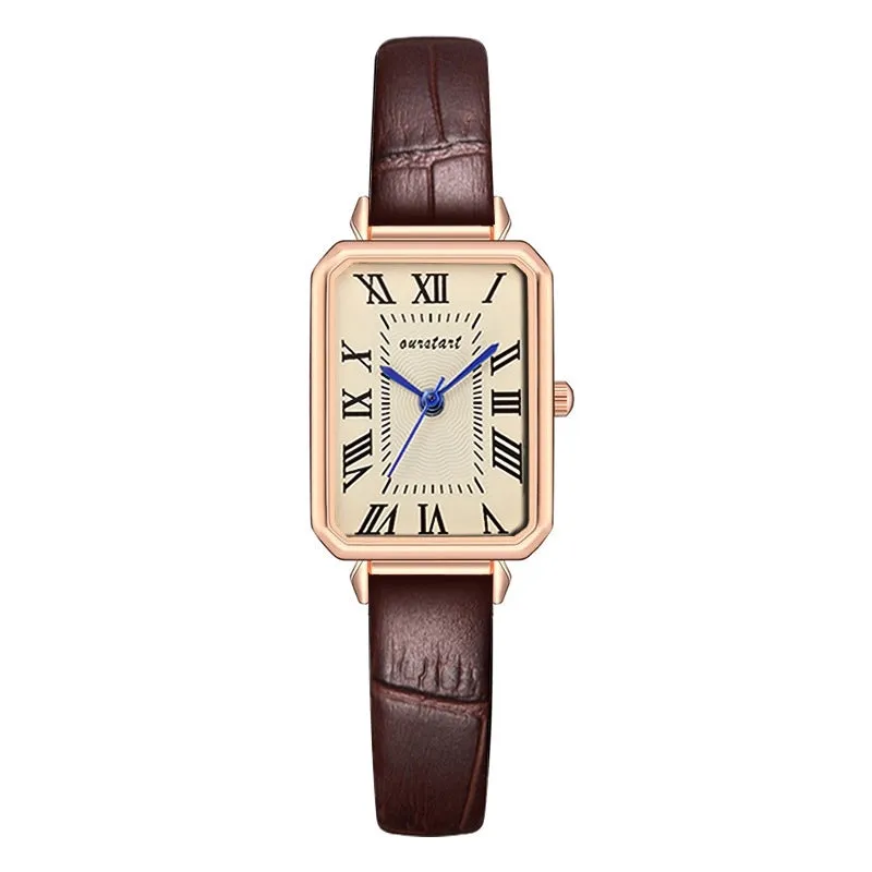 Classic Style Square Buckle Quartz Women's Watches