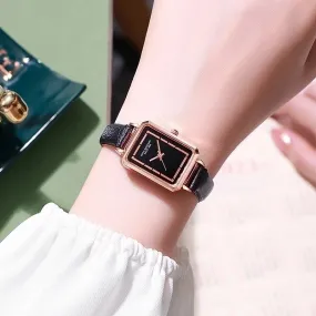 Classic Style Square Buckle Quartz Women's Watches