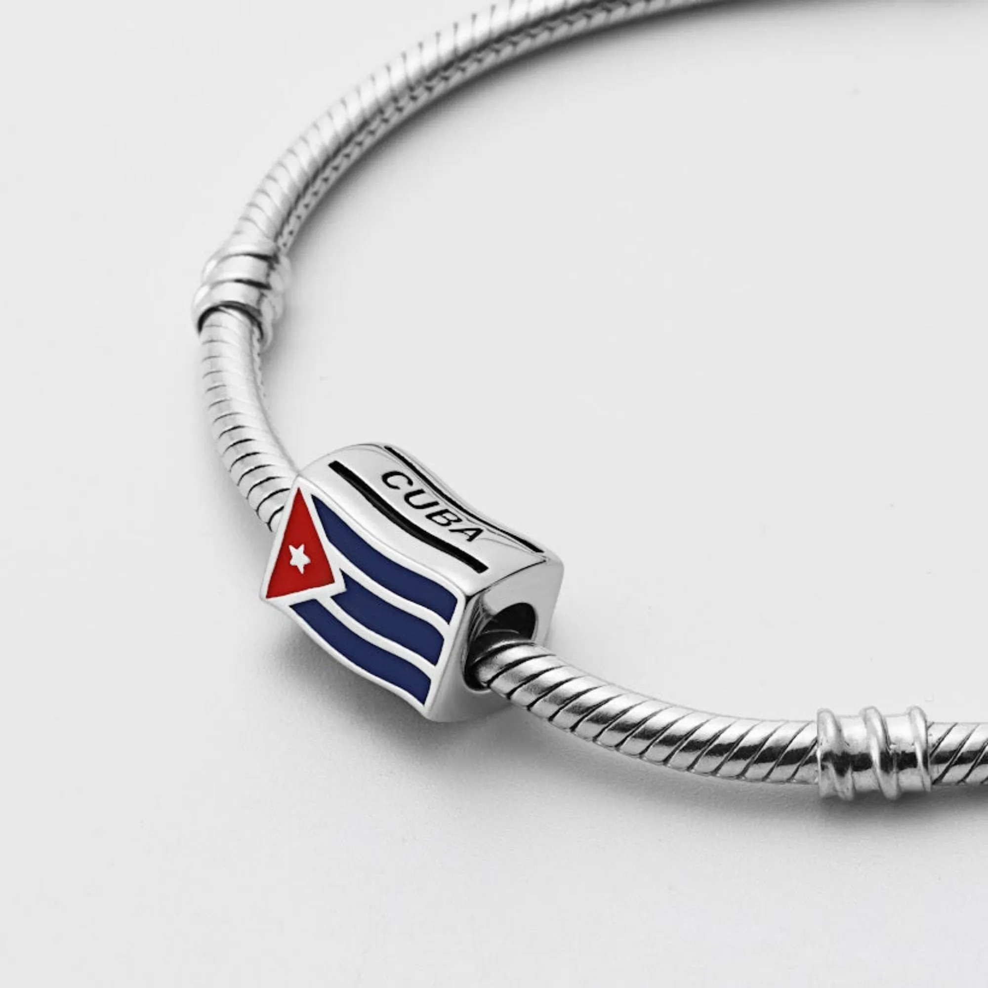 Cuba Country Flag Bead Charm