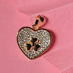 Diamond Always in My Heart Charm Anti-Tarnish | Size: 16mm | 1PC