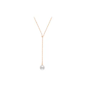 Elegant Akoya Pearl 18K Solid Gold﻿ Necklace KN00088