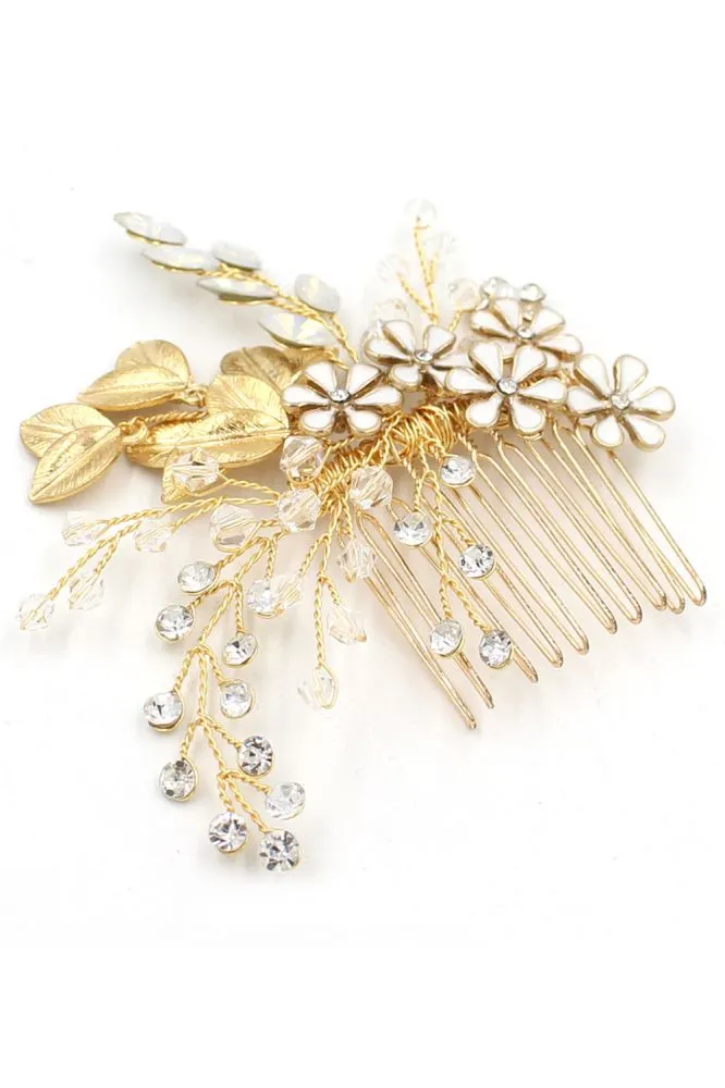 Elegant Alloy＆Rhinestone Daily Wear Combs-Barrettes Headpiece with Crystal