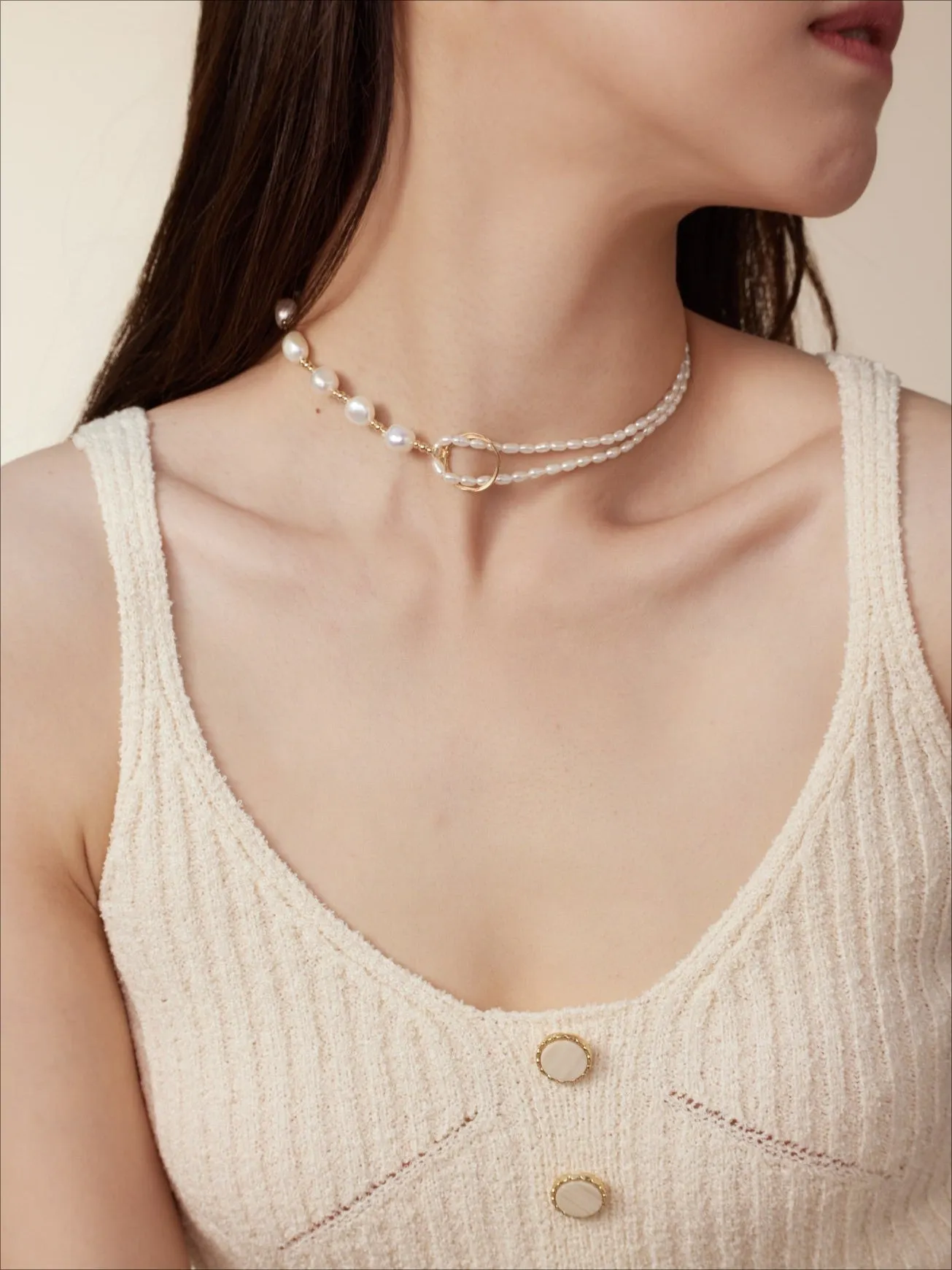 Embellish Series  Dual-Wear Choker Necklace