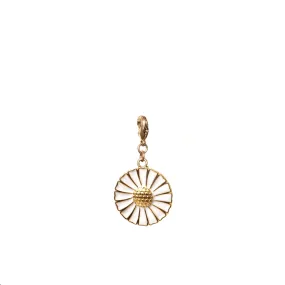 enamel daisy clasp charm