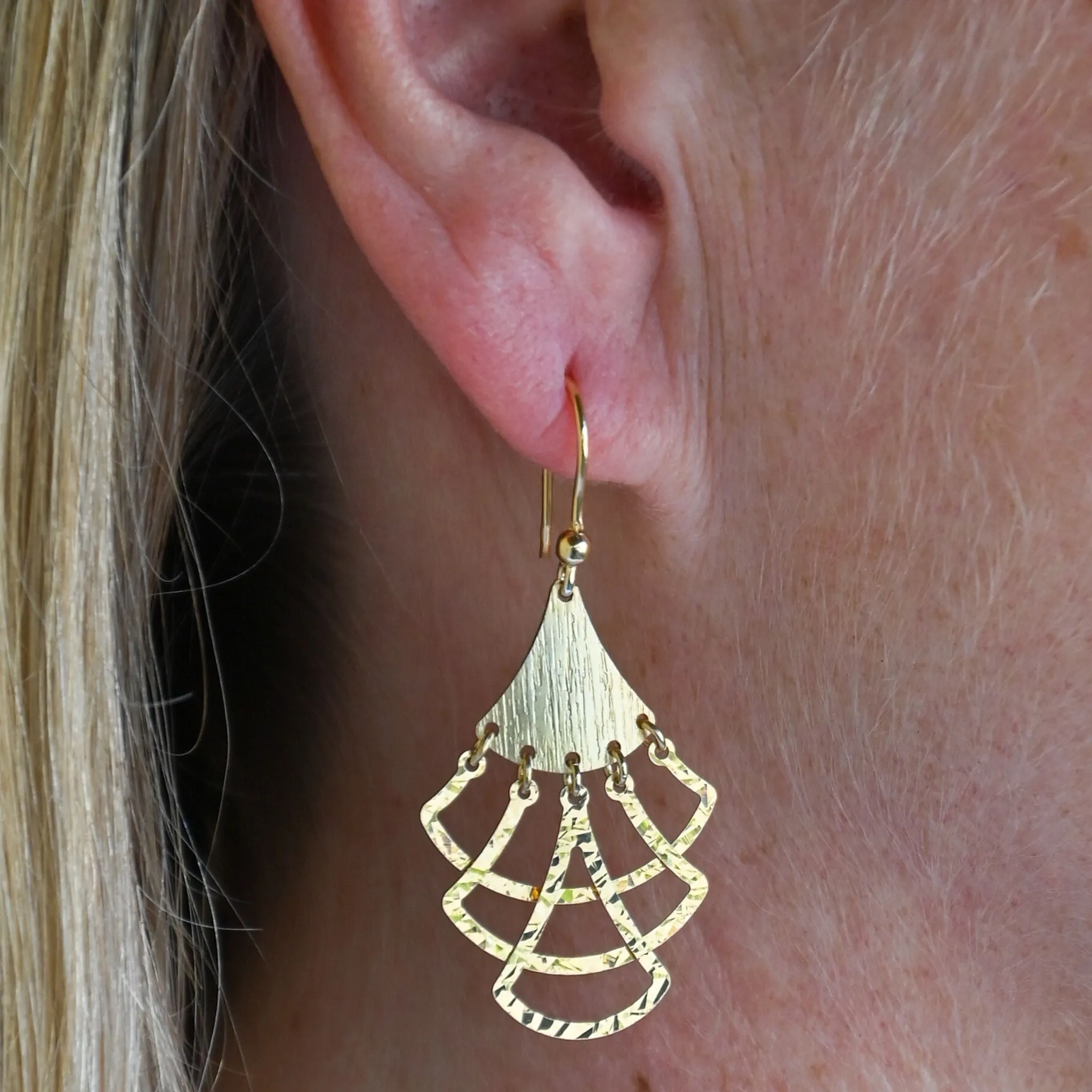 Fancy Fan Earrings