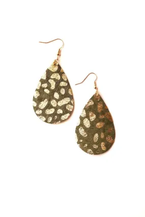 Fun Faux Leather Earring