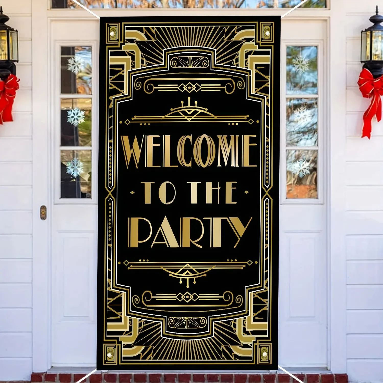 Gatsby Themed Whiskey and Bar Party Supplies for Home Door Covers