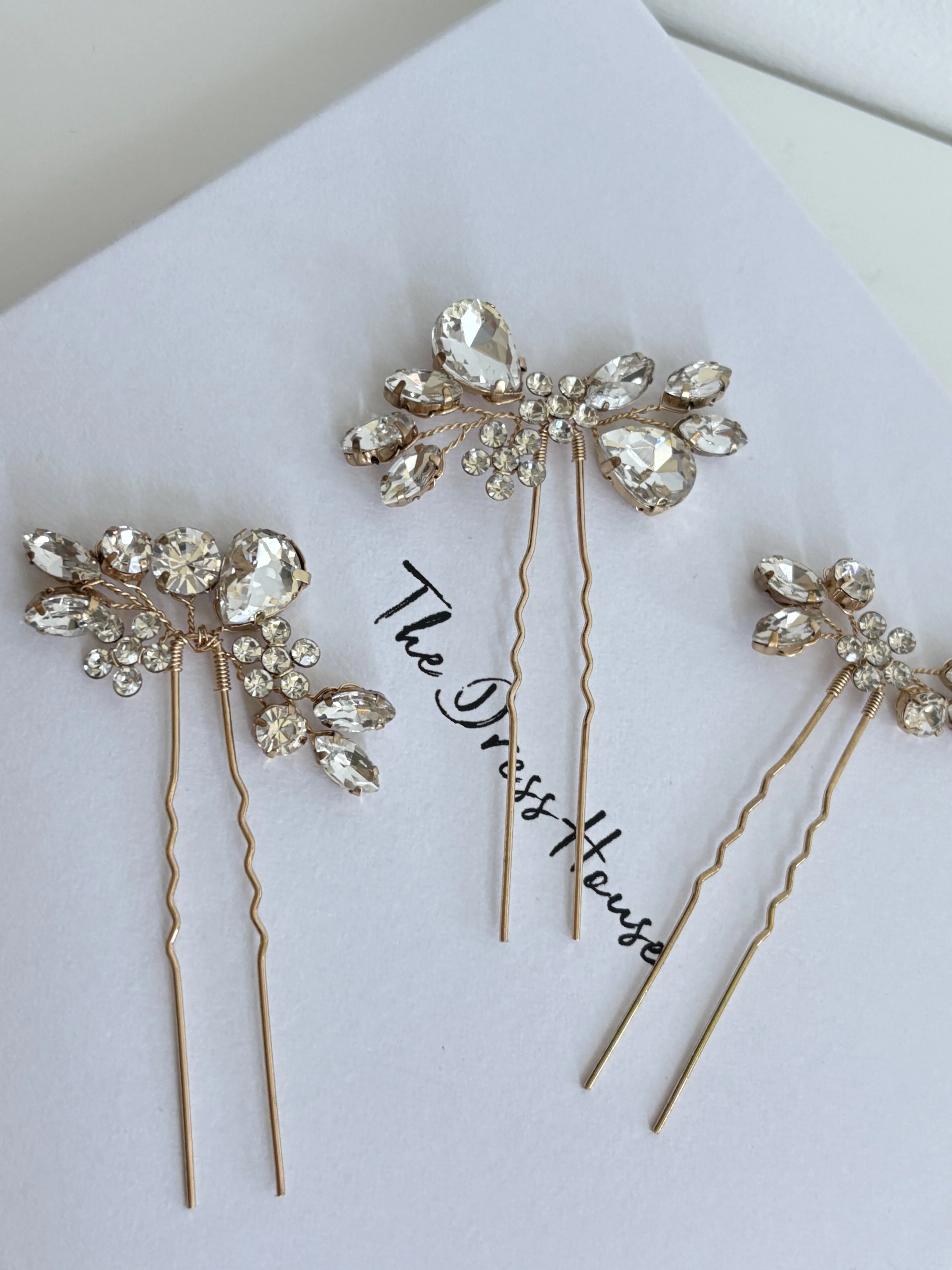 Gigi - Gold Bridal Hair Pins