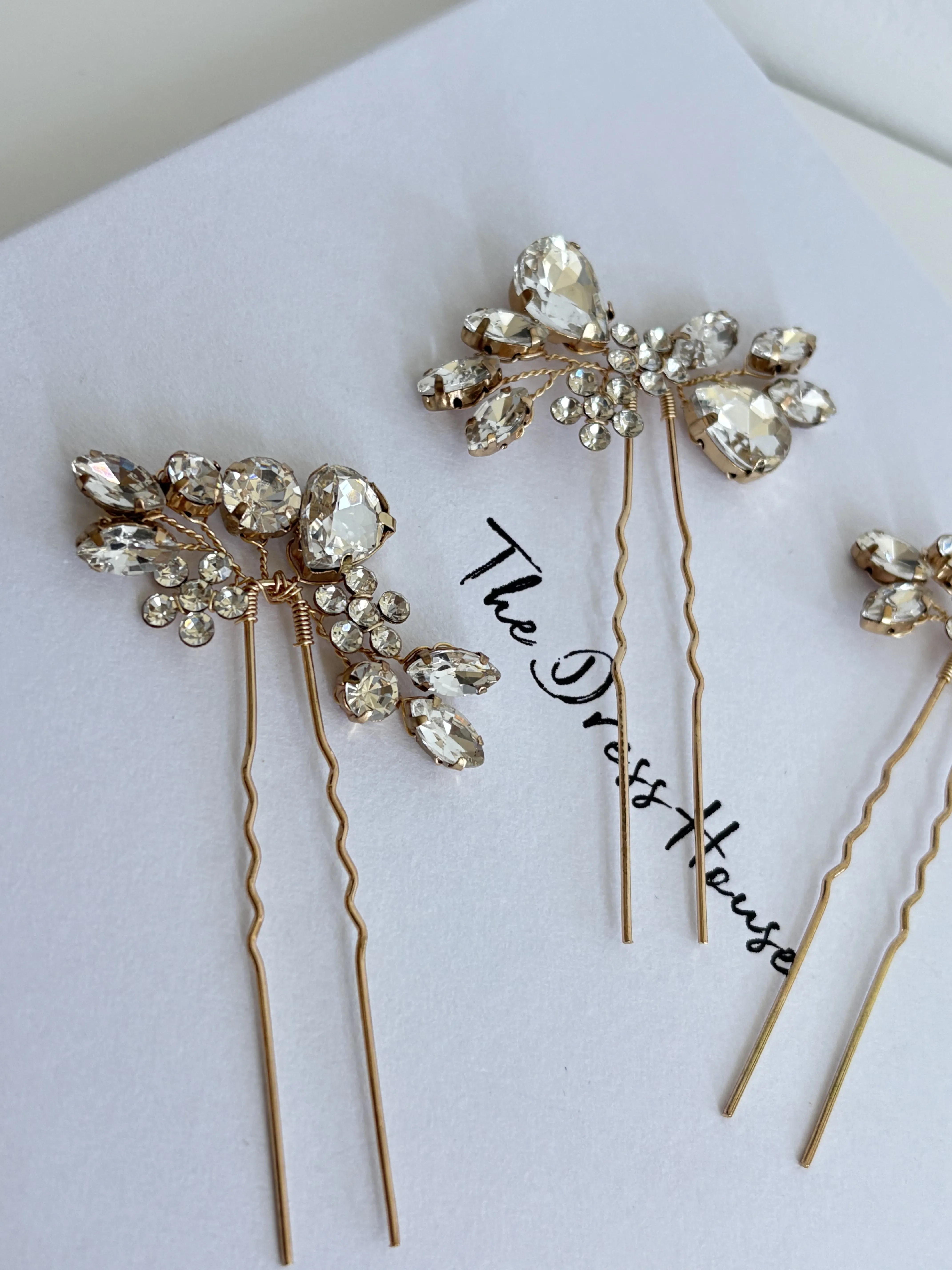 Gigi - Gold Bridal Hair Pins