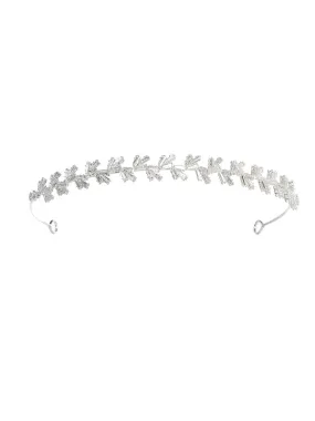 Girls Glitter Rhinestone Special Occasion Communion Baguette Headband