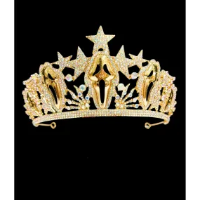 Gold Scream Queen Star Crown