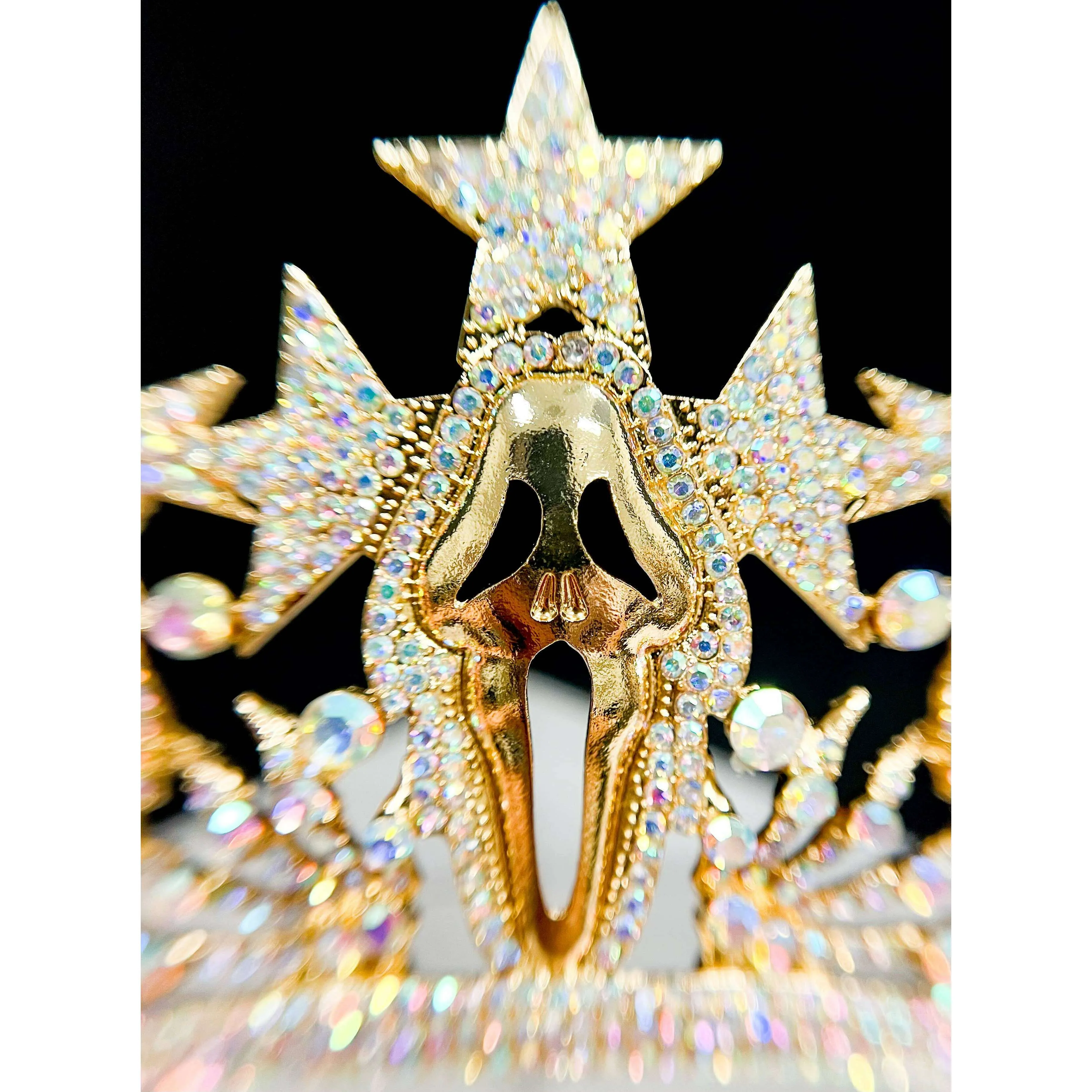 Gold Scream Queen Star Crown