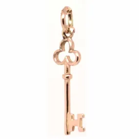 Gold Small Key Charm