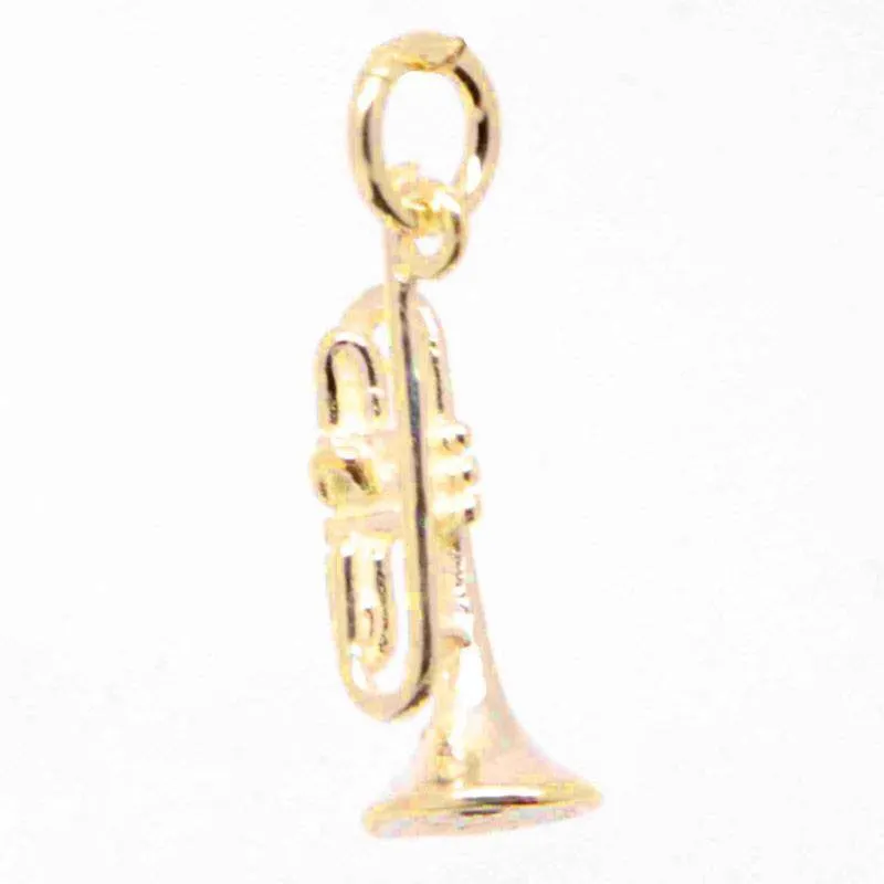 Gold Trumpet Charm