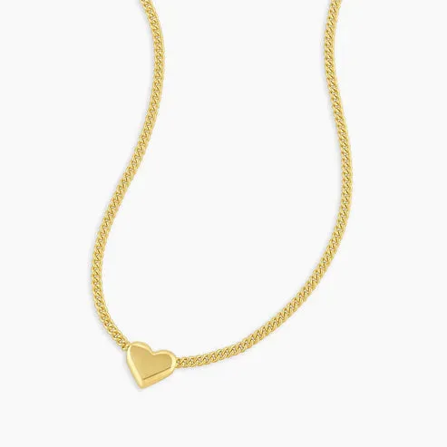 Gorjana Lou Heart Charm Necklace