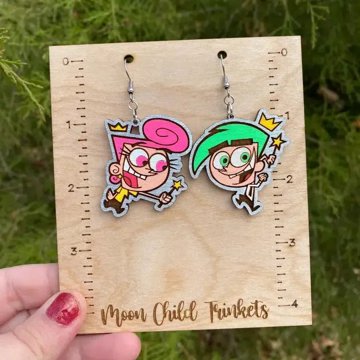 Handmade Y2K Nostalgia TV Inspired Earrings