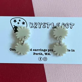 Krystlebot Starburst Mini Dangles - Cream