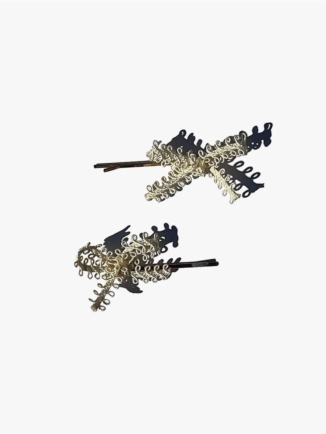 Lace Bobby Pins - Ivory