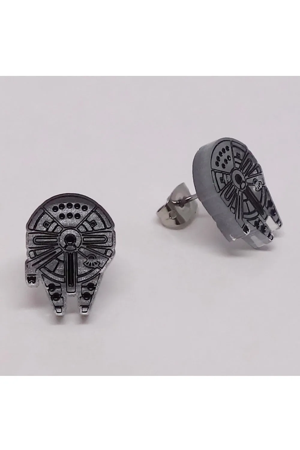 Lili0791 Star Wars Millenium Falcon Earrings