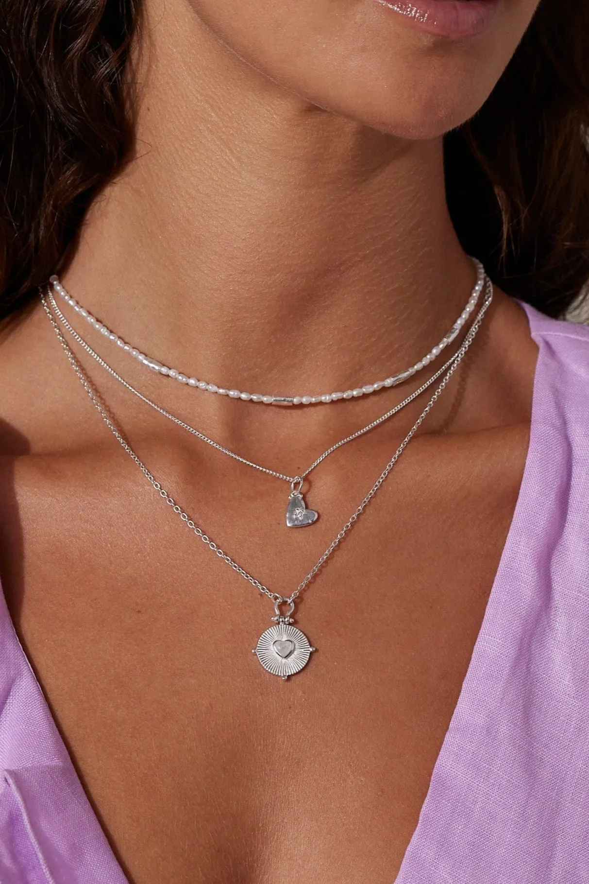 Lover Silver Necklace