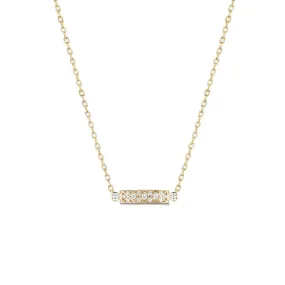 'Parisian Stroll' Mood Pendant Necklace with Pave Diamonds