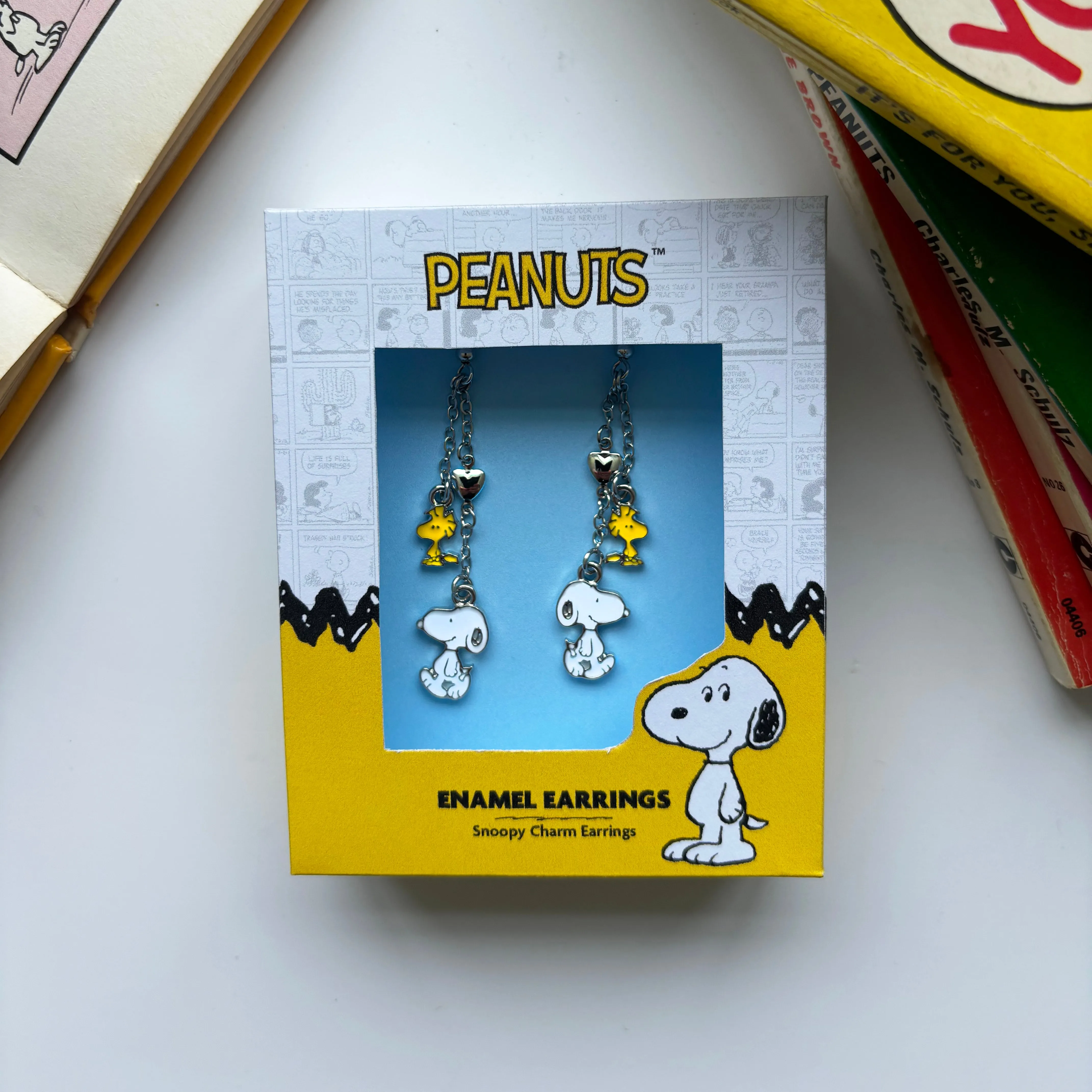 Peanuts Snoopy and Woodstock Earrings