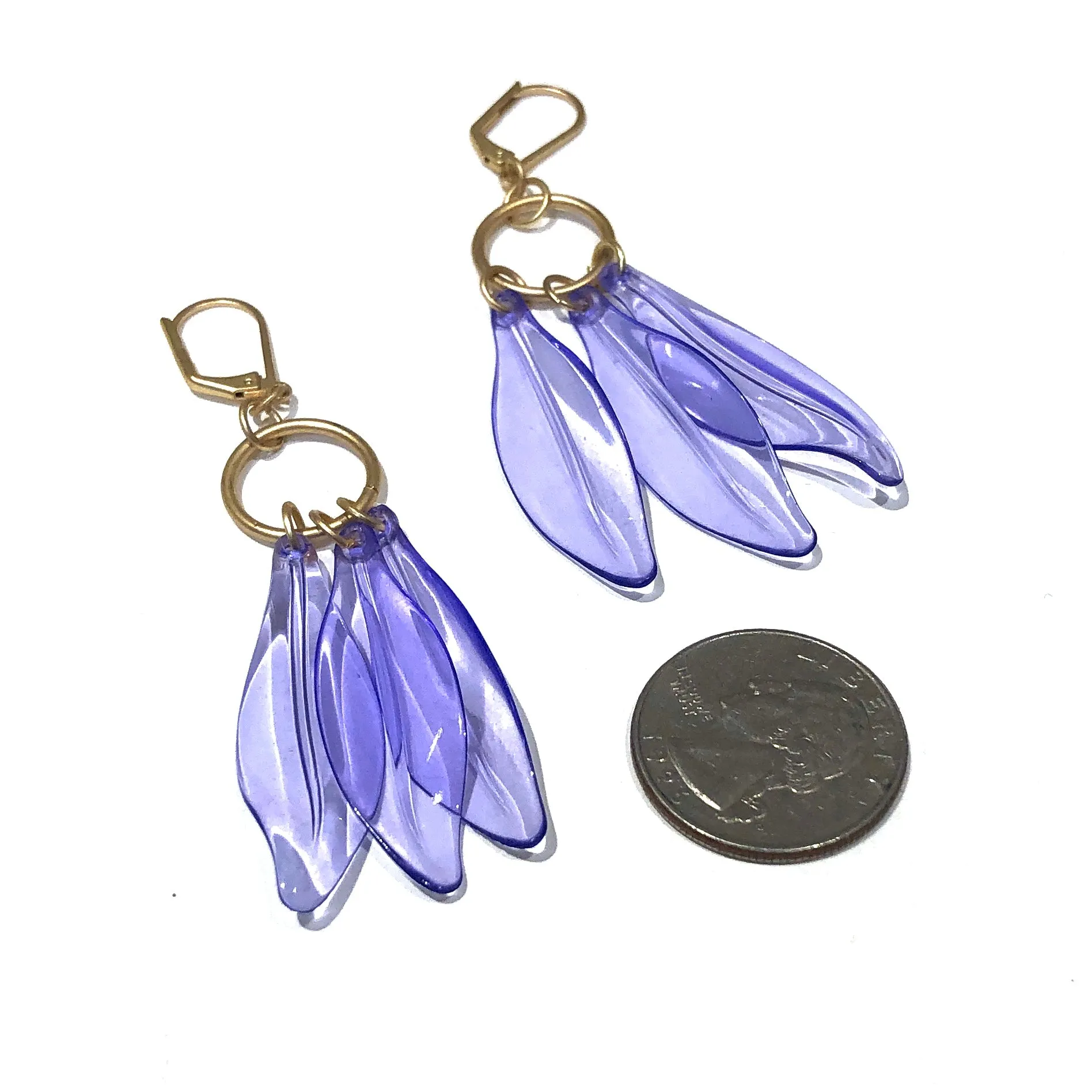 Periwinkle Dream Drop Earrings