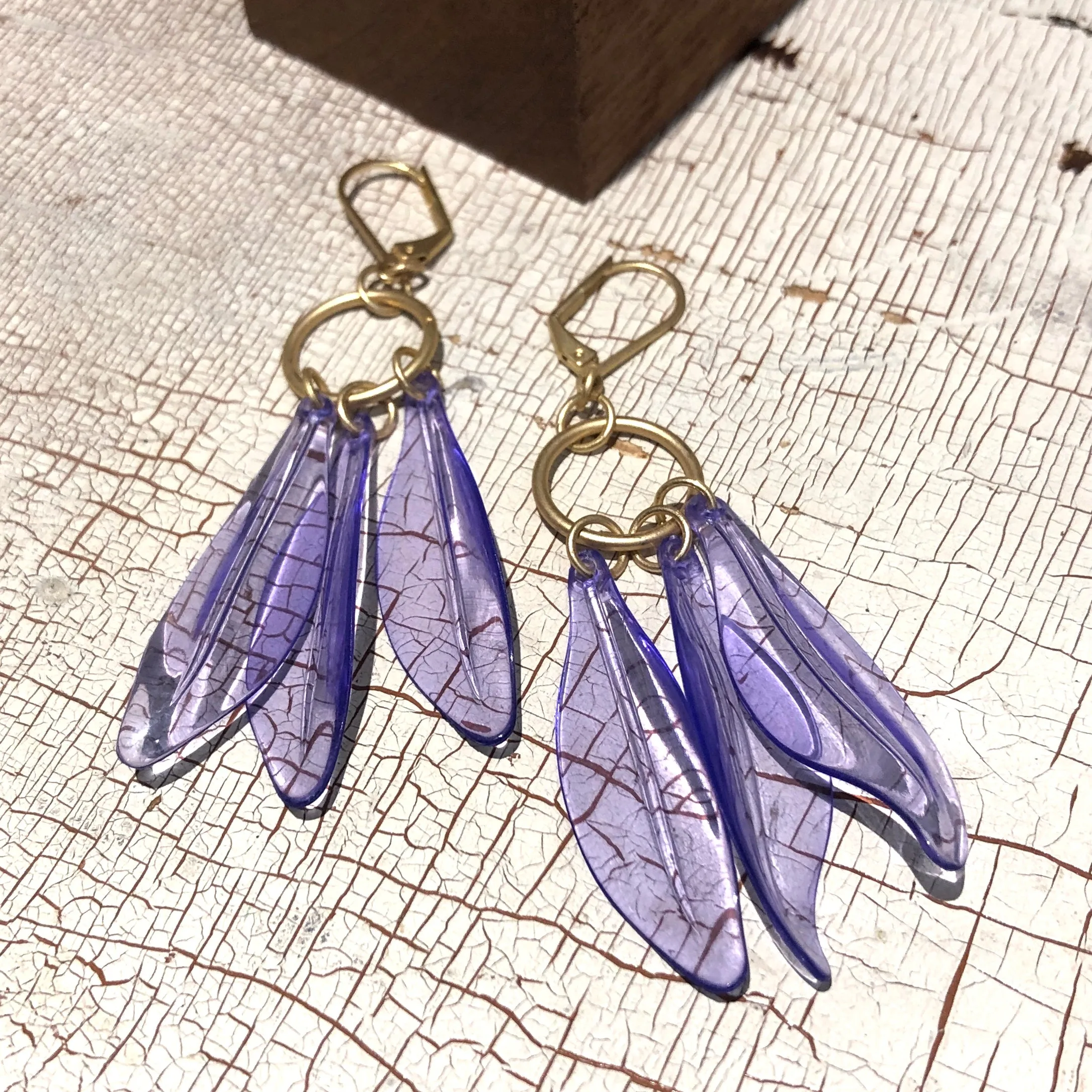 Periwinkle Dream Drop Earrings