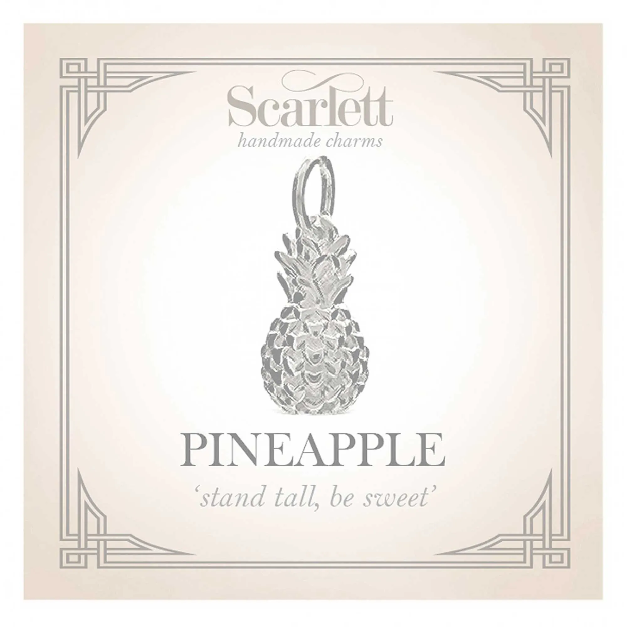 Pineapple Silver Necklace