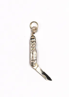 Pocket Knife Charm •  14k yellow gold