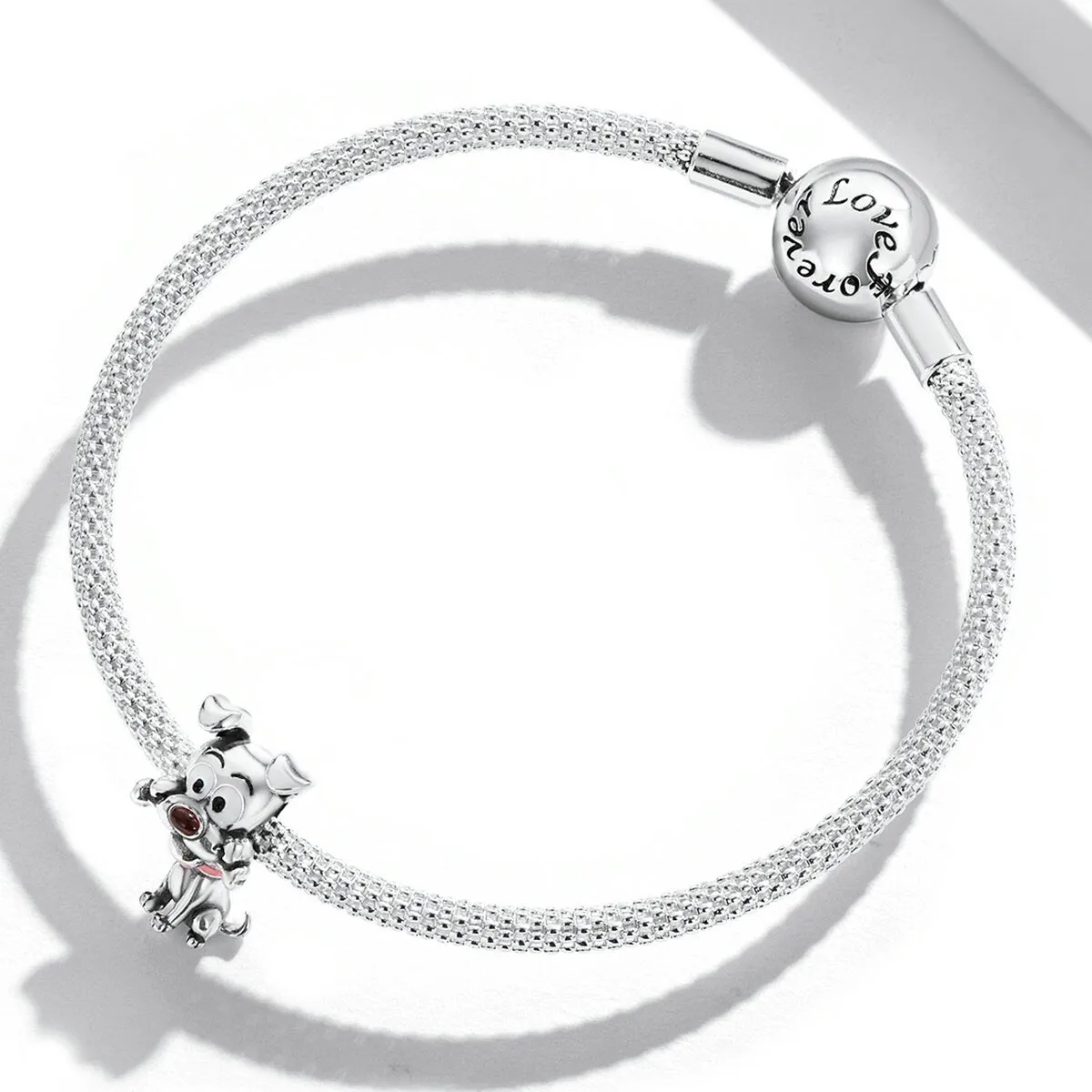 S925 Silver Cute Dog Paw Collection Charm