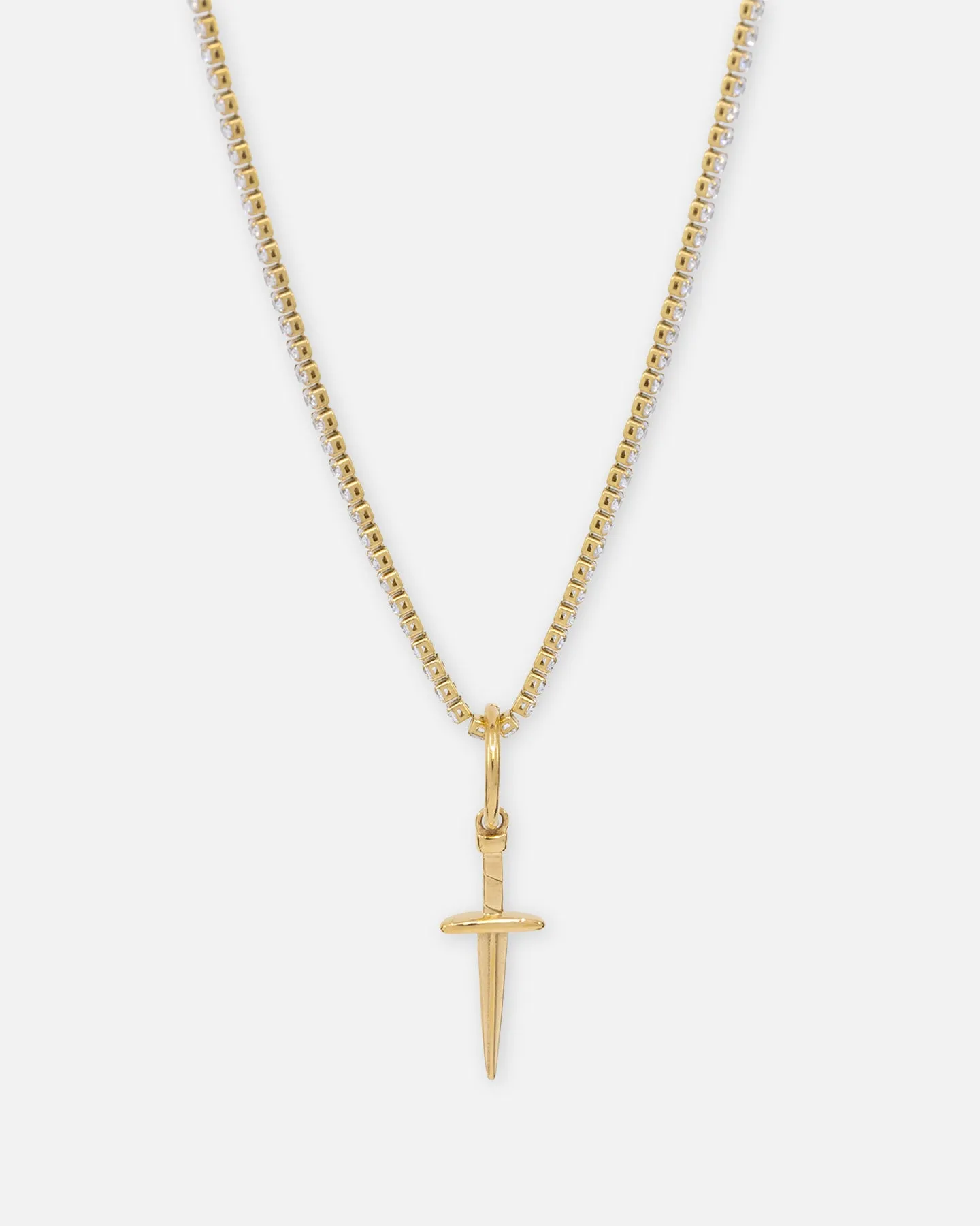 Saint Morta Dagger Pendant Gold