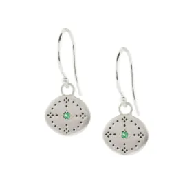 Small Nostalgia Emerald Earrings