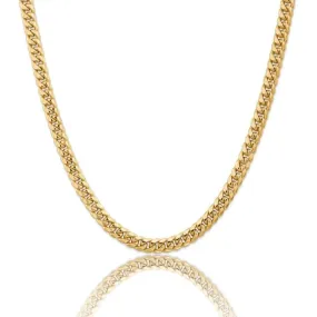 Solid 14K Gold Cuban Link Chain - 6MM