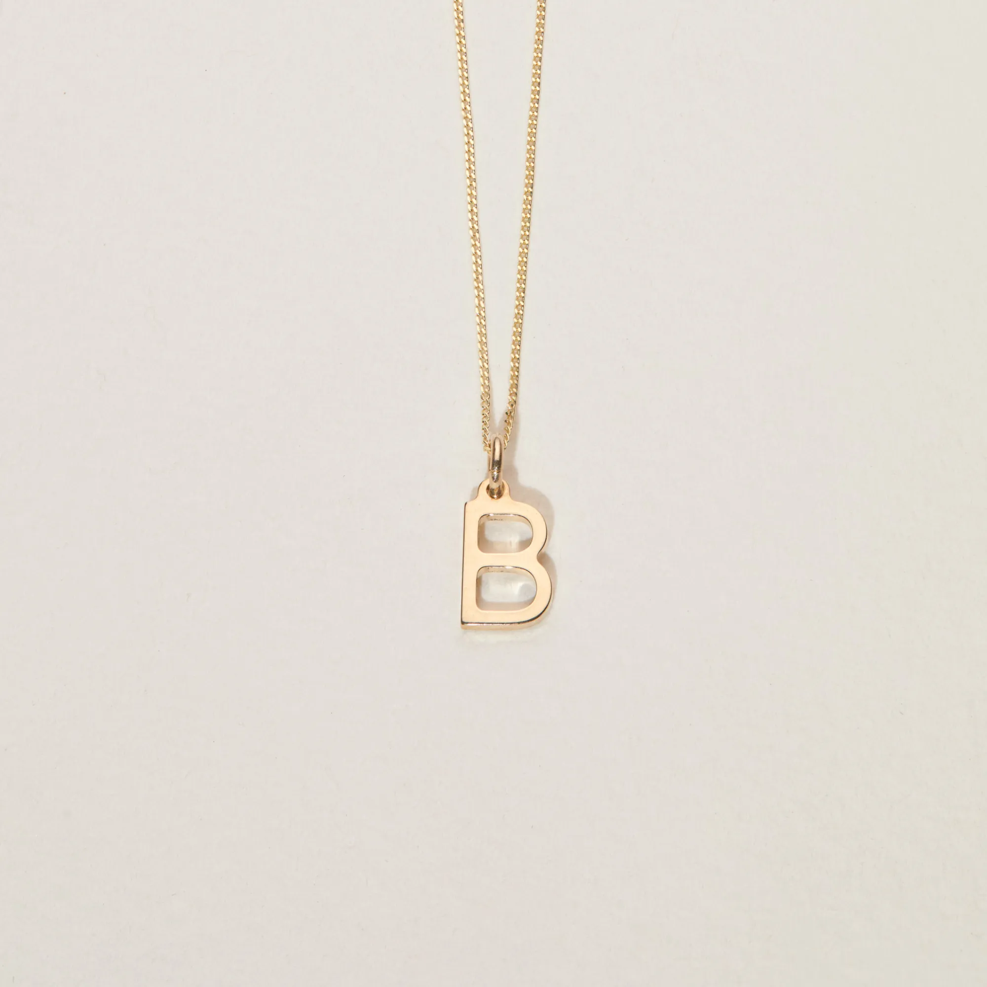 Solid Gold Individual Initial Charm