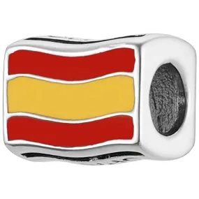 Spain Flag Country Bead Charm