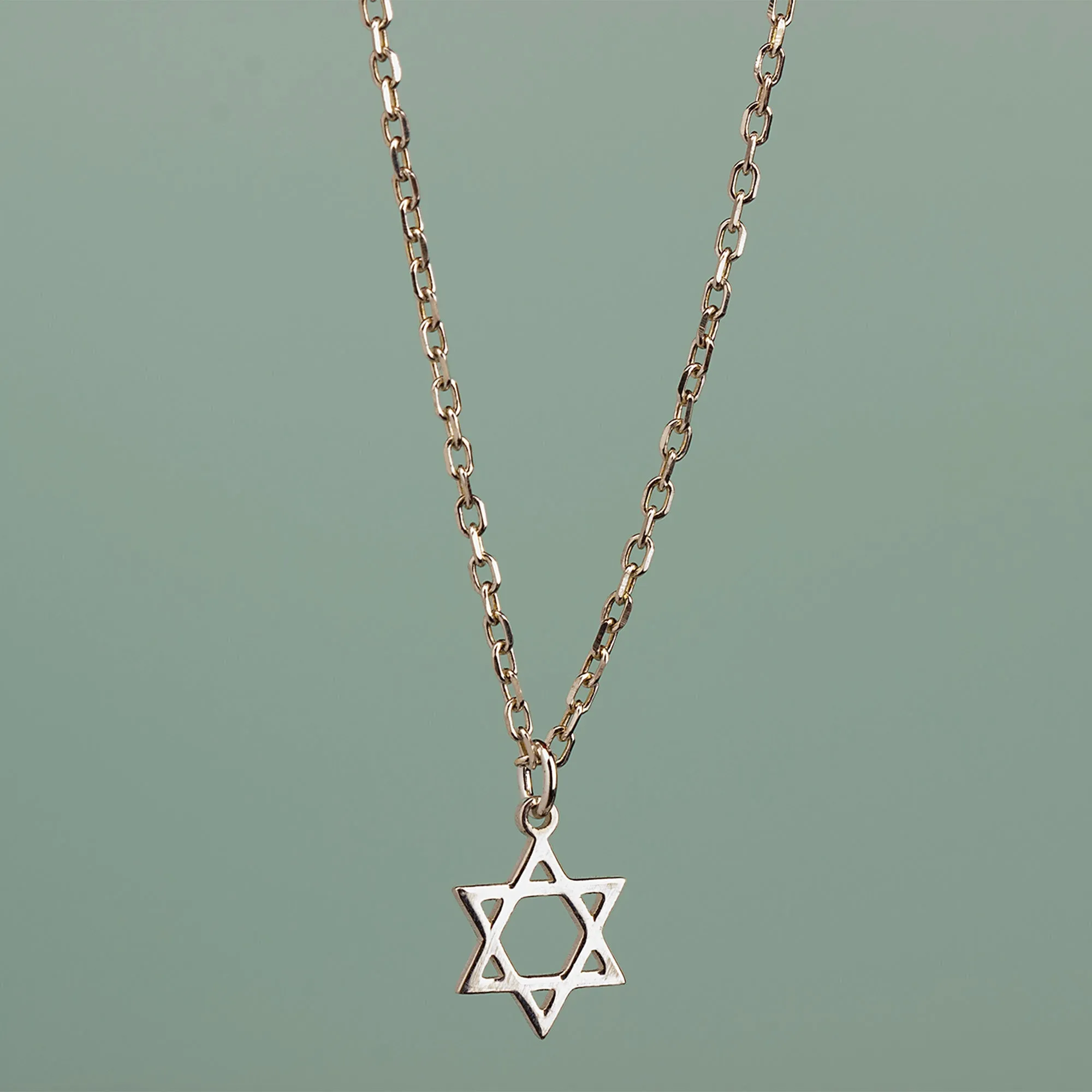 Star of David Necklace - Sterling Silver