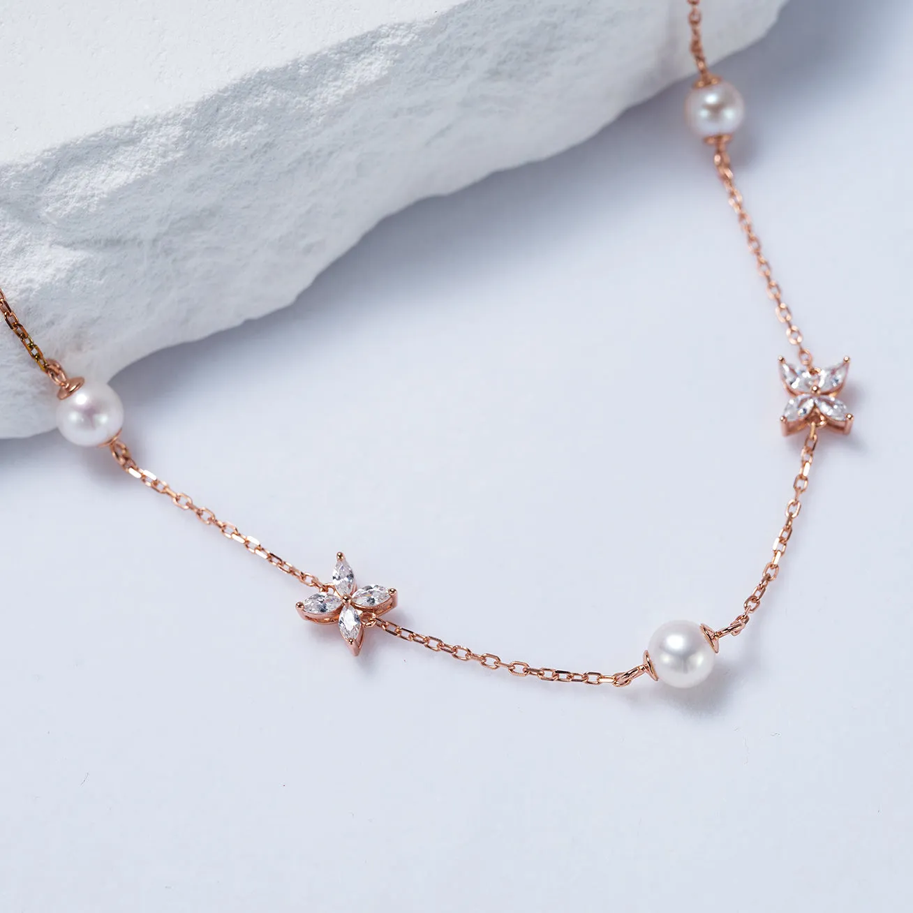 Top Grade Freshwater Pearl Necklace WN00565 | EVERLEAF