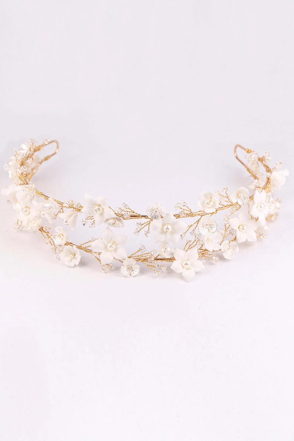 White Flowers Bridal Headpieces