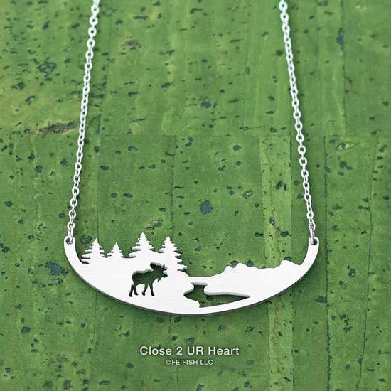 Wild Animal Necklaces Stainless Steel MADE IN THE USA*